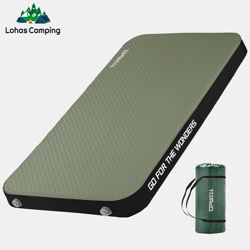 Outdoor Camping Rugs - Lohascamping Selbstaufblasbare Campingmatratze 10cm Kompakte Faltbare