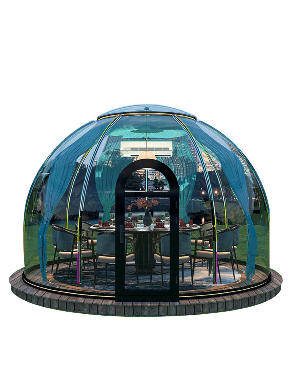 Transparentes Kuppelzelt, Outd – Outdoor Camping Exhibition Bewertung und Preis