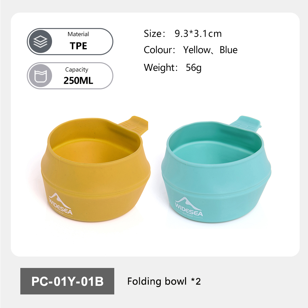 Widesea Camping 250 ml Weiche  – Outdoor Camping Dining Set Bewertung und Preis
